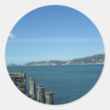 Tokomaru Bay, Tairawhiti, New Zealand Aotearoa Round Sticker