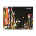 Tokyo by night post cards