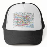 Tokyo Subway Map Baseball Cap hats