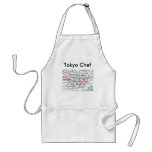 Tokyo Subway Map Chef aprons
