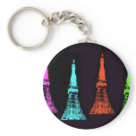 Tokyo Tower Collage Keychains
