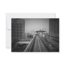 Tokyo train rack invitations