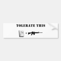 Tolerate This Bumper Stickers