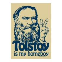 Tolstoy is My Homeboy Poster posters