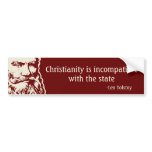 Tolstoy Quote Bumper Sticker bumper stickers