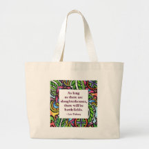 Tolstoy Quote Canvas Bags