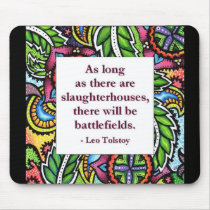 Tolstoy Quote Mouse Pads