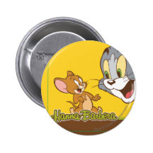 Tom And Jerry Button