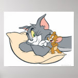 Tom and Jerry On Pillow posters