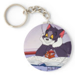 Tom And Jerry Reading Book Autographed keychains