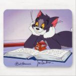 Tom And Jerry Reading Book Autographed mousepads