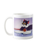 Tom And Jerry Reading Book Autographed mugs