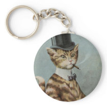Tom Cat Dressed to the Nines Key Chain