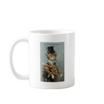 Tom Cat Dressed to the Nines Coffee Mugs