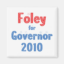 Tom Foley for Governor 2010 Star Design Refrigerator Magnets