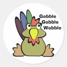 Tom Turkey Stickers