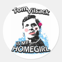 Tom Vilsack is my homegirl Round Sticker