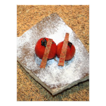 Tomato on cumin seeds photograph