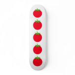 Tomato. Red. Illustration. Custom skateboards