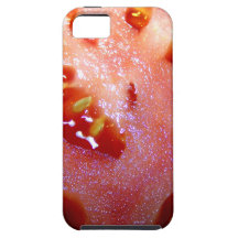 Tomato Slice Extreme Close Up iPhone 5 Cases