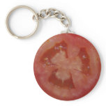 Tomato Slice Keychains