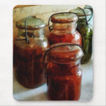 Tomatoes and String Beans in Canning Jars Mousepad