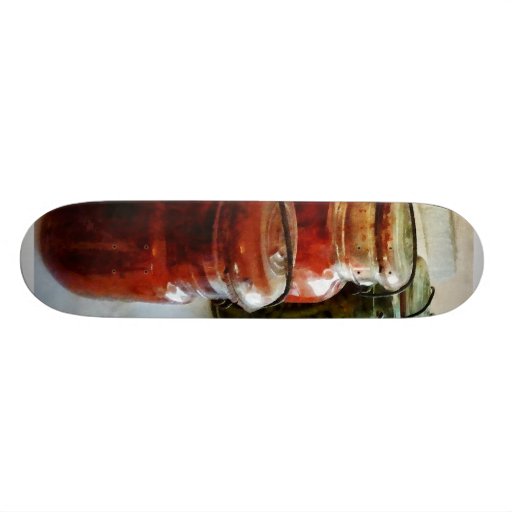 Tomatoes and String Beans in Canning Jars Skate Decks
