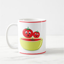 Tomatoes and tomato soup coffee mug