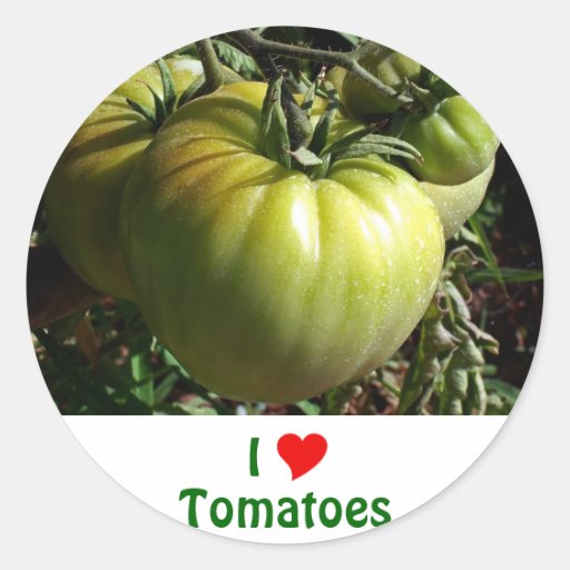 Tomatoes Round Stickers