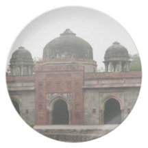 Tomb of Humayun Delhi India Party Plate