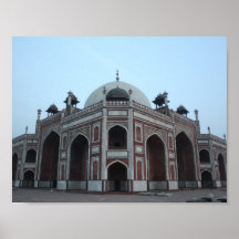 Tomb of Humayun Delhi India Poster