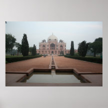 Tomb of Humayun Delhi India Poster