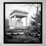 Tomb of President James Polk in Nashville, TN 1864 posters