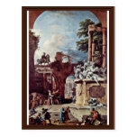 Tomb Of The Duke Of Devonshire By Ricci Sebastiano Post Card