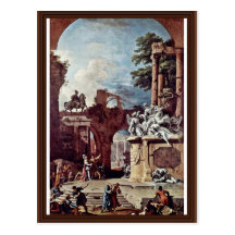 Tomb Of The Duke Of Devonshire By Ricci Sebastiano Post Card