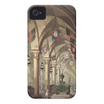 Tombs of the Knights Templar, c.1820-39 (aquatint) iPhone 4 Case-Mate Cases