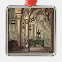Tombs of the Knights Templar, c.1820-39 (aquatint) Christmas Ornaments
