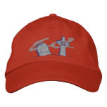 Tombstones embroidered hats