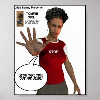 Tommie Girl Print by gnzazzle