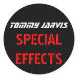 Tommy Jarvis Round Sticker