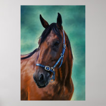 Tommy Standardbred Horse Art Poster