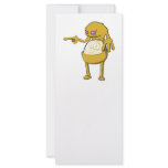 tommy tummy inside lumpy monster yellow orange rack cards