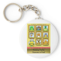 Tommy Turtle: Exercise is Fun!  Back cover keychains