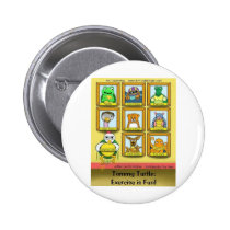 Tommy Turtle: Exercise is Fun!  Back cover buttons