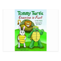 Tommy Turtle: Exercise is Fun! postcards