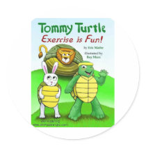 Tommy Turtle: Exercise is Fun! stickers