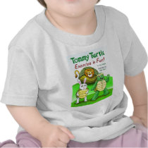 Tommy Turtle: Exercise is Fun! t-shirts