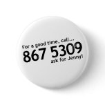 Tommy Tutone 867 5309 buttons