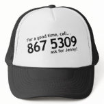 Tommy Tutone 867 5309 hat