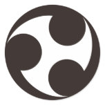 TOMOE(巴) ROUND STICKERS